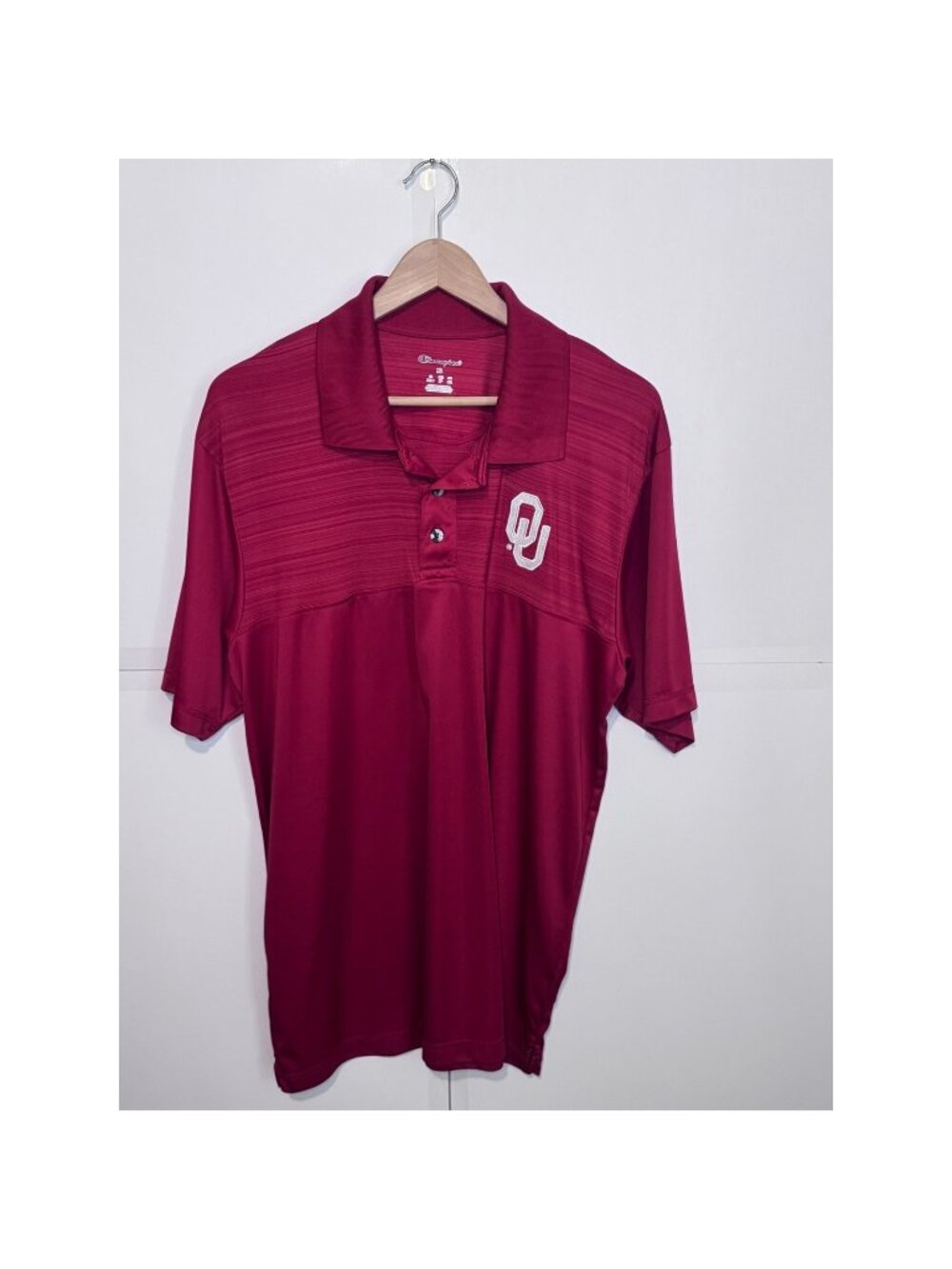 Champion OU Sooners Golf Polo Men's Size XL